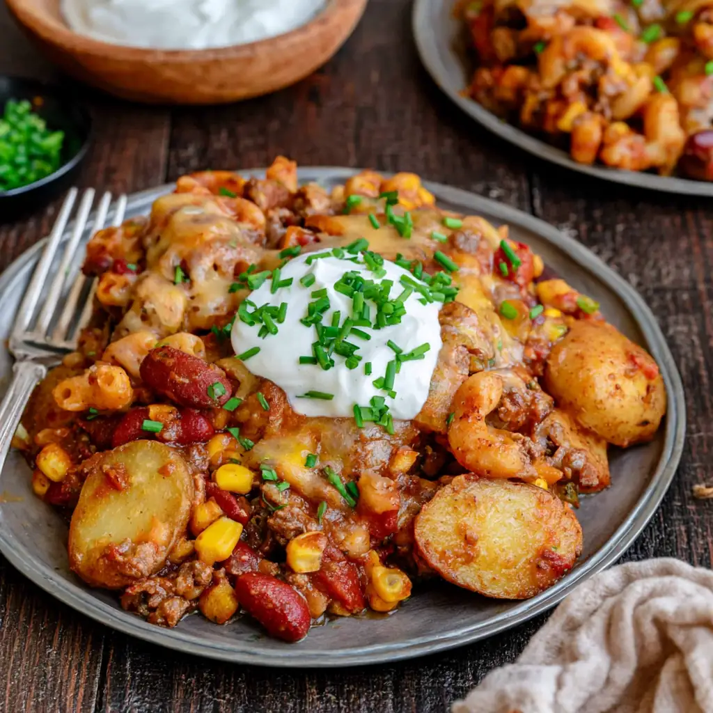 Cowboy Casserole: A Hearty Crock Pot Dinner 5 Cowboy Casserole