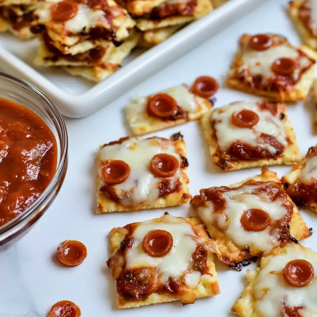 Cracker Pizzas: Easy, Cheesy Pizza Bites for Kids 5 Cracker Pizzas