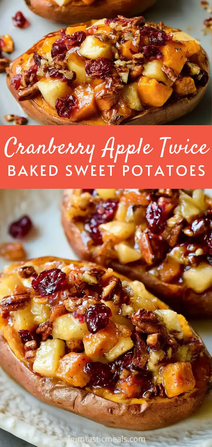 Cranberry Apple Twice-Baked Sweet Potatoes 6 Cranberry Apple Twice-Baked Sweet Potatoes