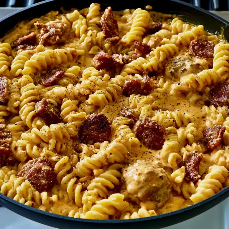 Creamy Cajun Sausage Pasta