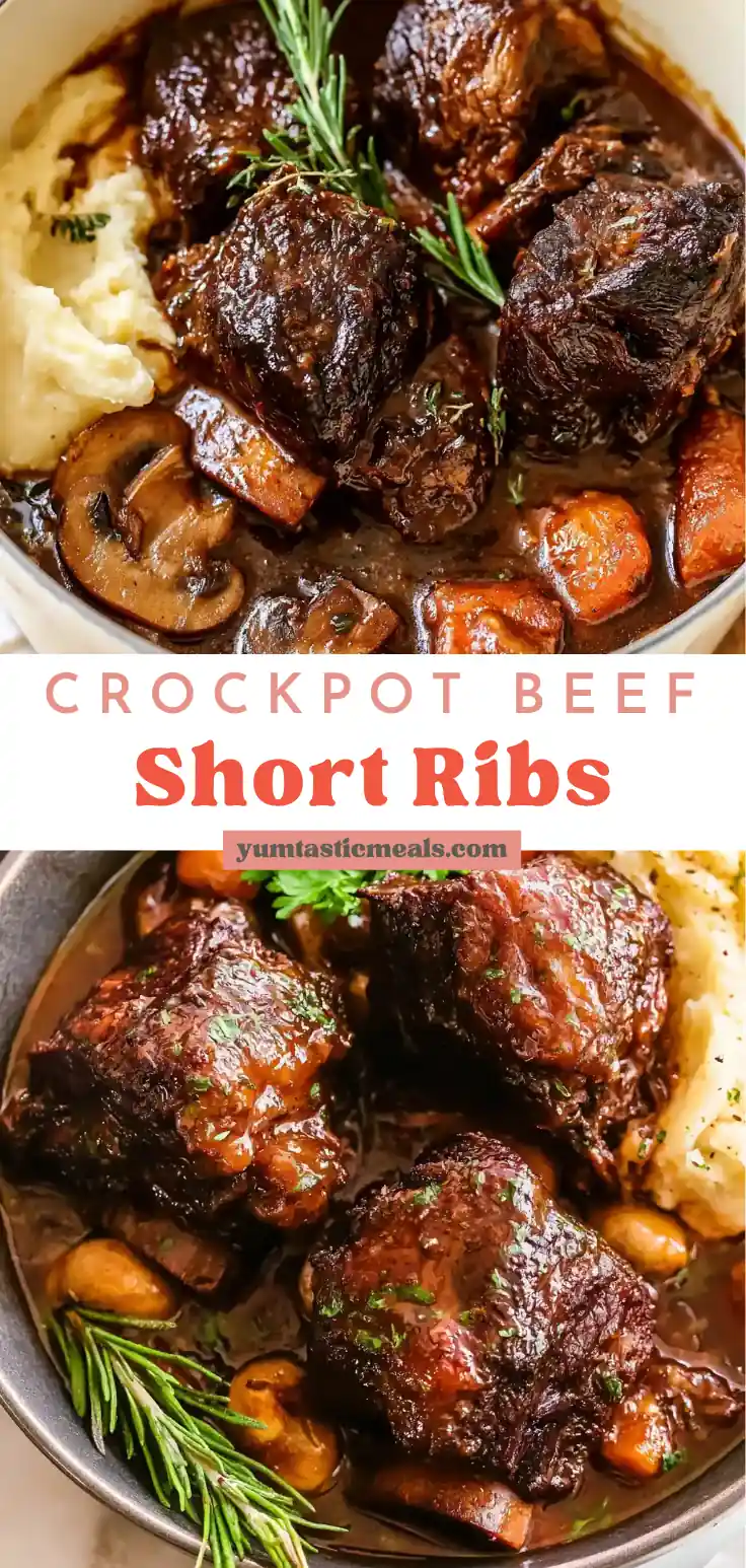 Crockpot Beef Short Ribs: Super Tender Slow Cooker Recipe You'll Love 6 Crockpot Beef Short Ribs