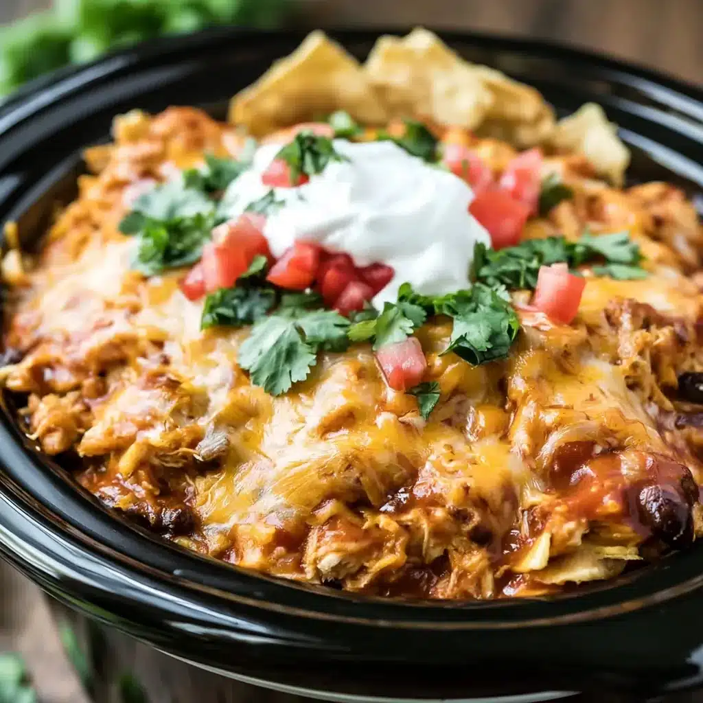 Crockpot Chicken Enchilada Casserole: An Easy Family Dinner 5 Crockpot Chicken Enchilada Casserole
