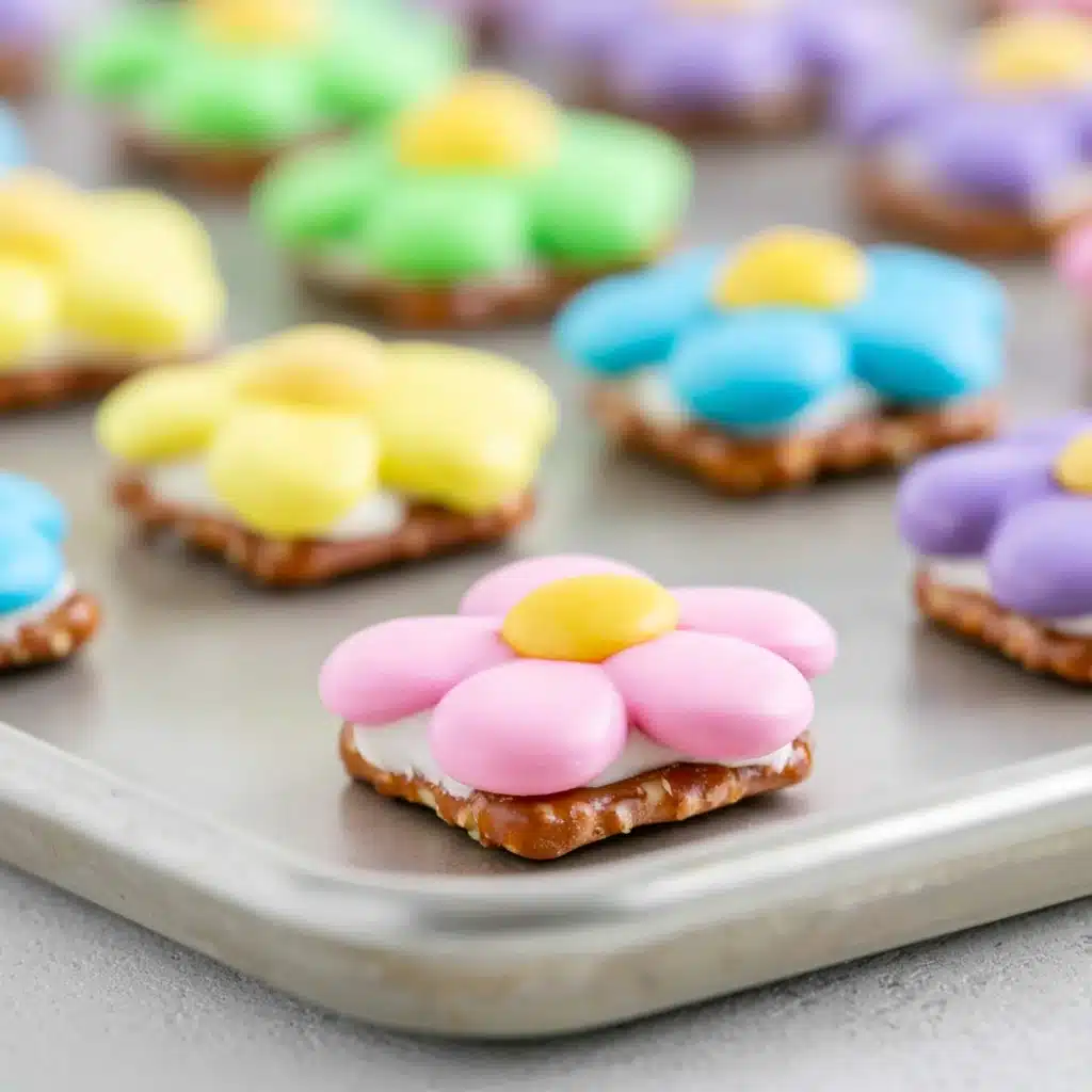 Flower Pretzel Bites: Easy 3-Ingredient Spring Treat 5 Flower Pretzel Bites