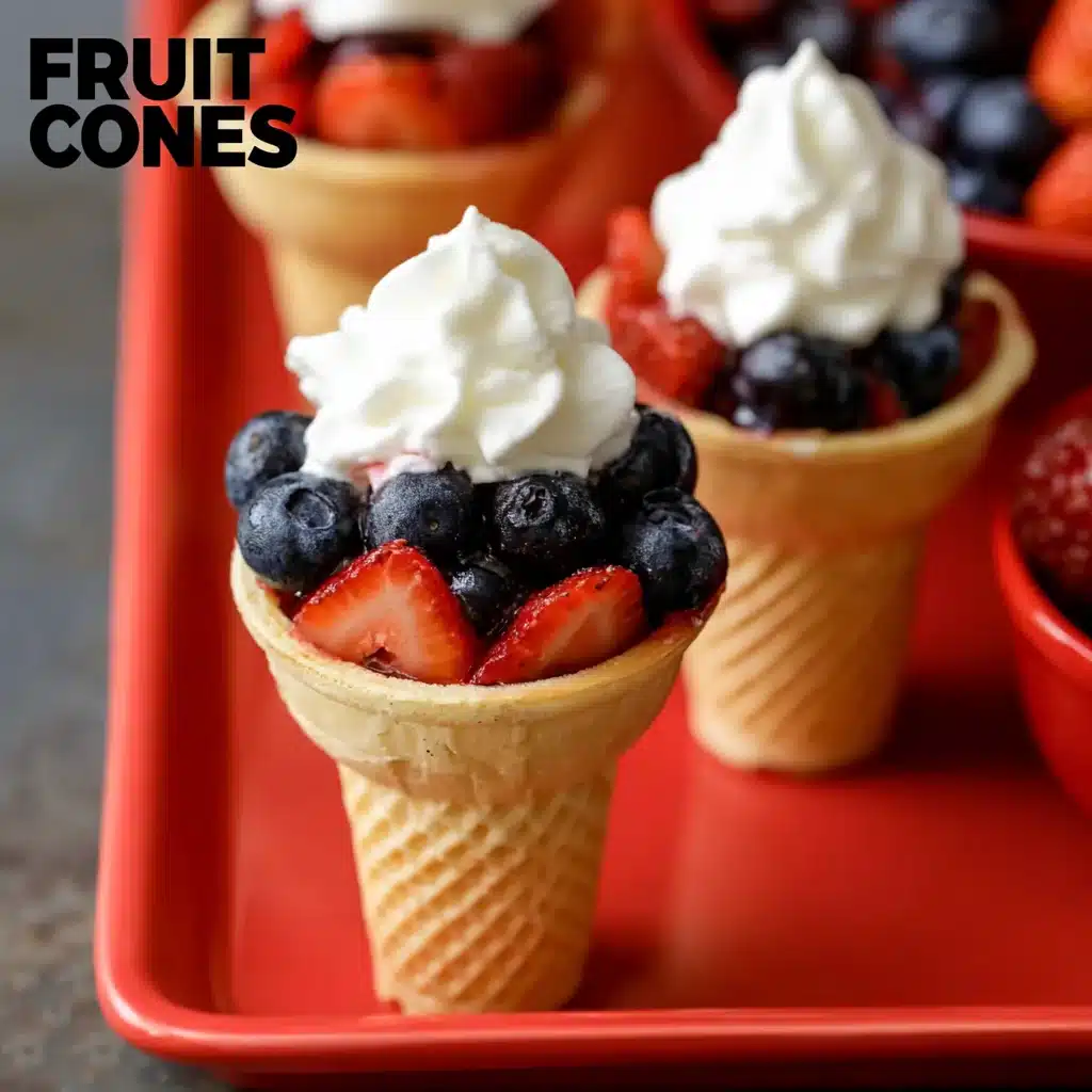 Fruit Cones: A Colorful No-Bake Snack for Any Occasion 5 Fruit Cones