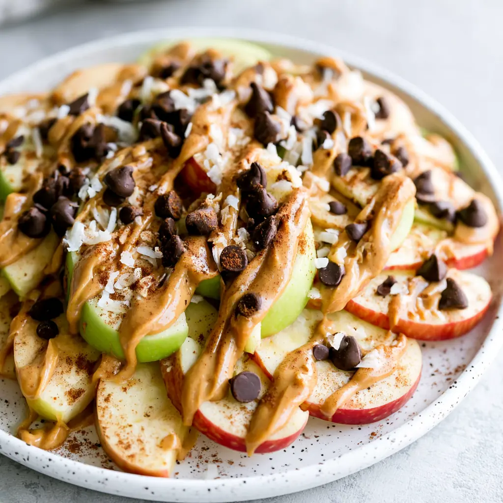Healthy Apple Nachos