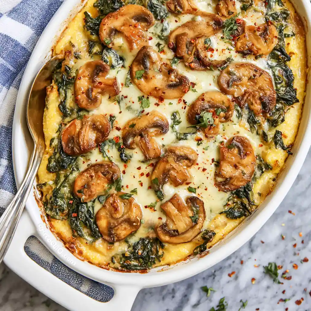 Mushroom Ravioli Casserole