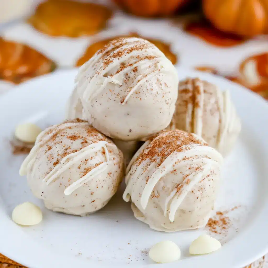 No Bake Pumpkin Balls