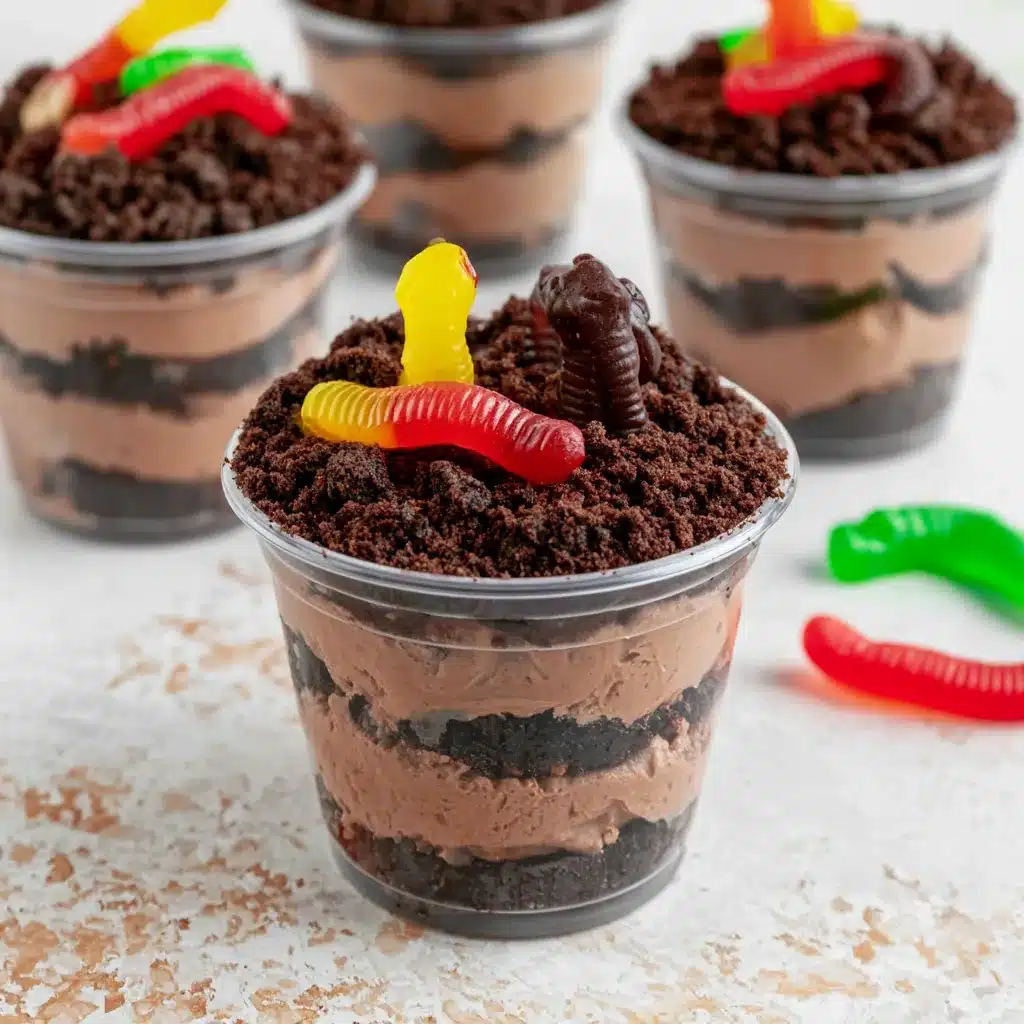 Oreo Cookie Dirt Cup Pudding