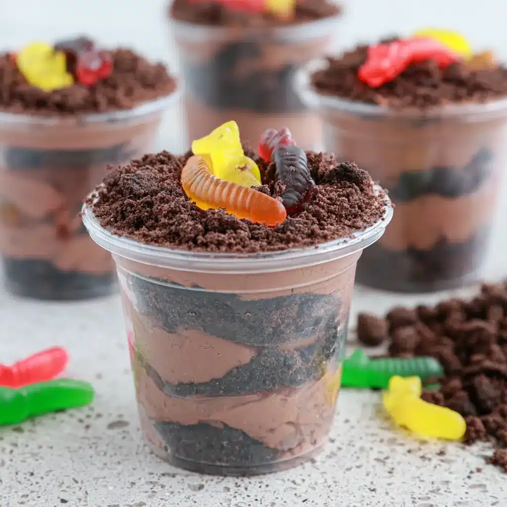 Oreo Cookie Dirt Cup Pudding