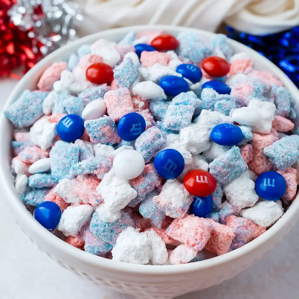 Patriotic Muddy Buddies