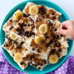 Peanut Butter Banana Frozen Bark
