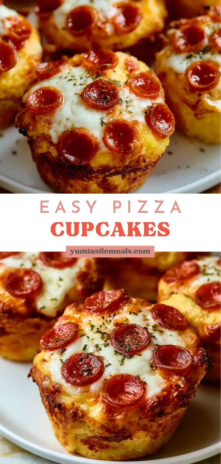 Pizza Cupcakes: Easy, Cheesy Mini Pizza Bites 6 Pizza Cupcakes