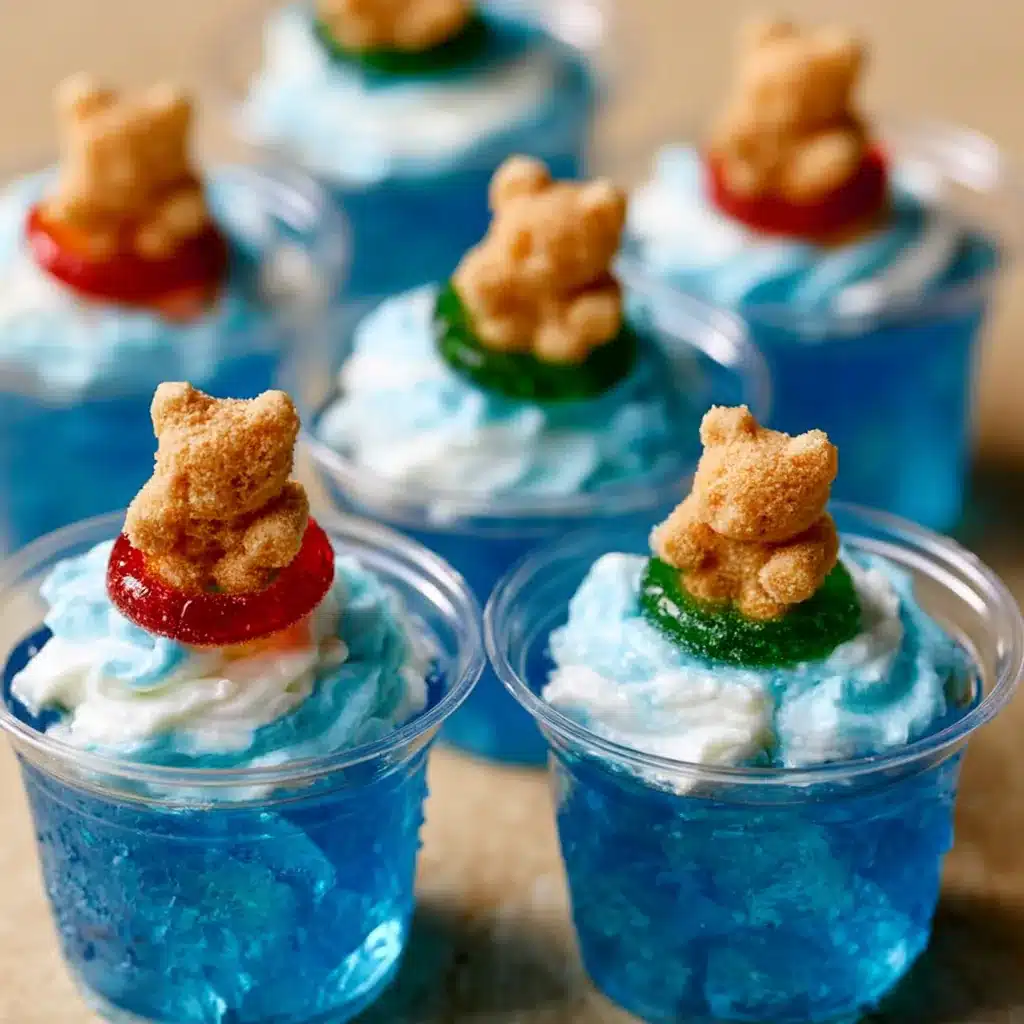 Pool Party Jello Dessert