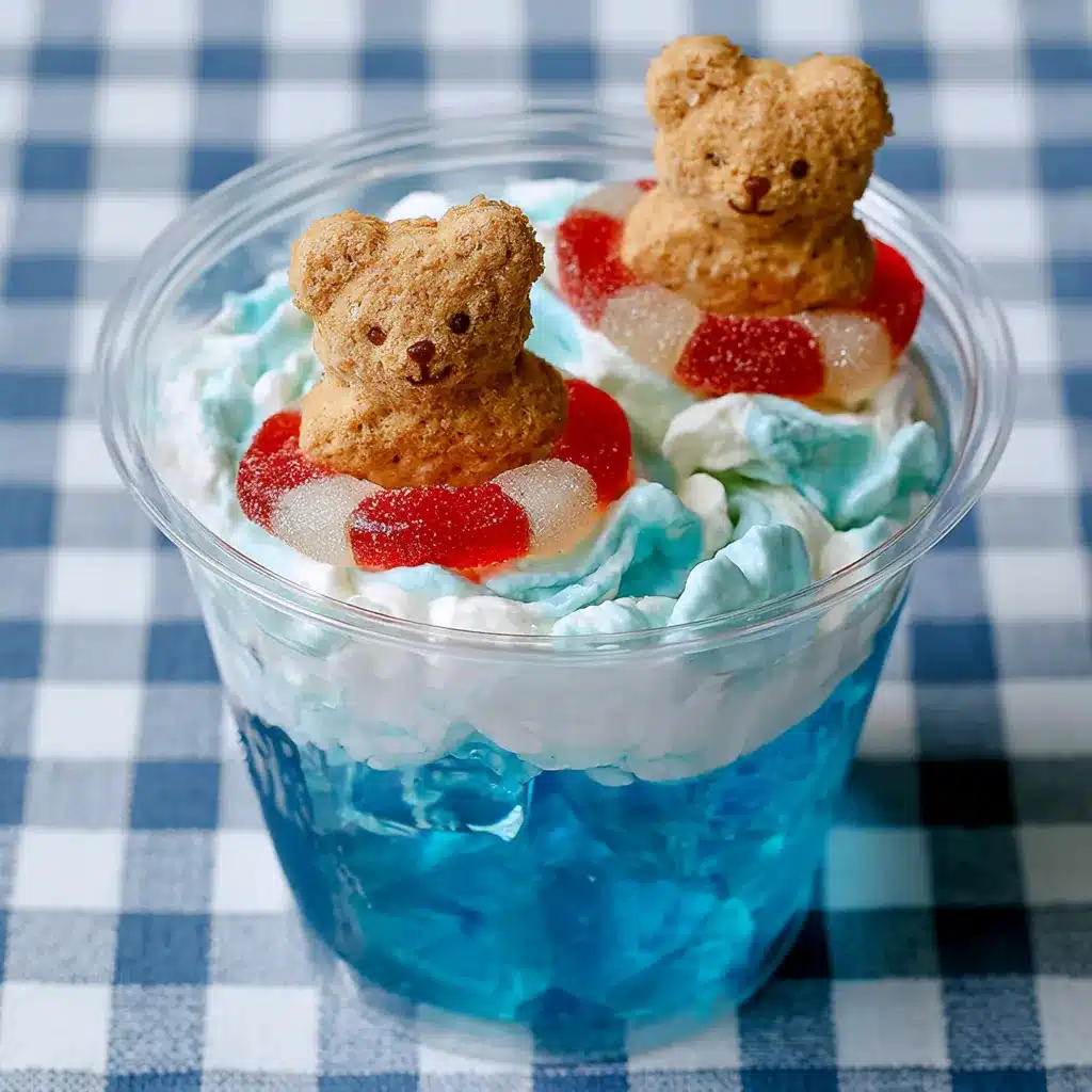 Pool Party Jello Dessert