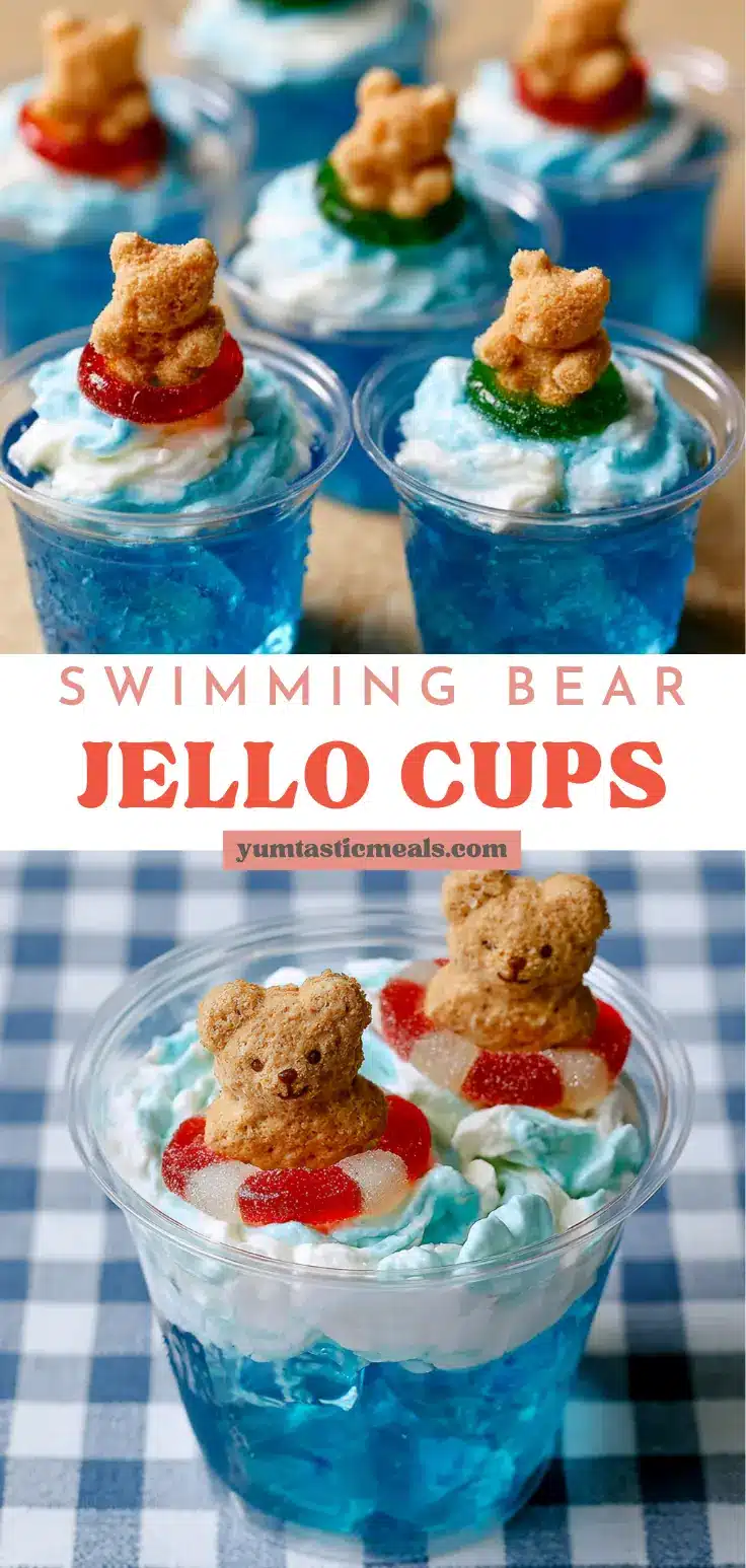 Pool Party Jello Dessert