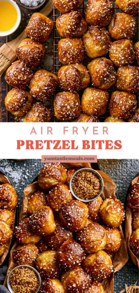 Pretzel Bites: 10 Minute Fluffy Air Fryer Snack 6 Pretzel Bites