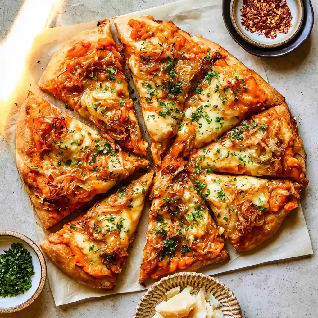 Pumpkin Gouda Pizza