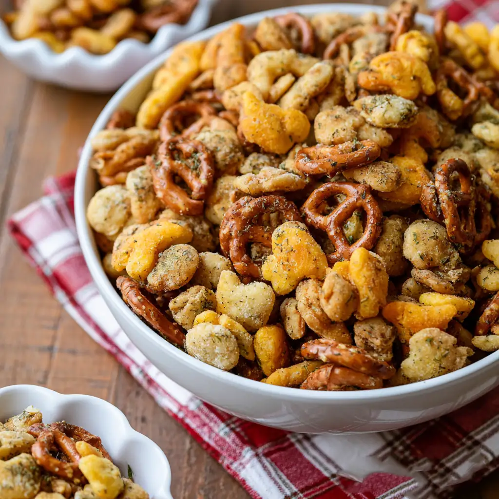 Ranch Pretzel Snack Mix: Easy, Zesty Party Favorite 5 Ranch Pretzel Snack Mix