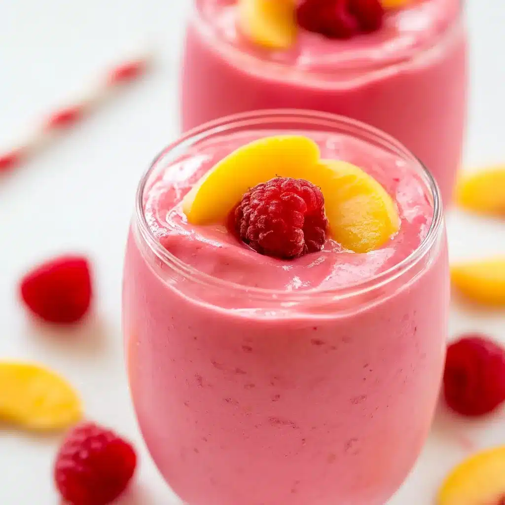 Raspberry Peach Smoothie: A Fresh and Creamy 5-Minute Recipe 4 Raspberry Peach Smoothie