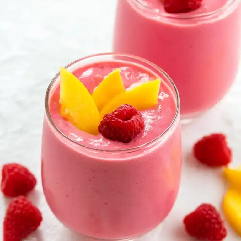 Raspberry Peach Smoothie