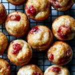 Strawberry Yogurt Mini Muffins