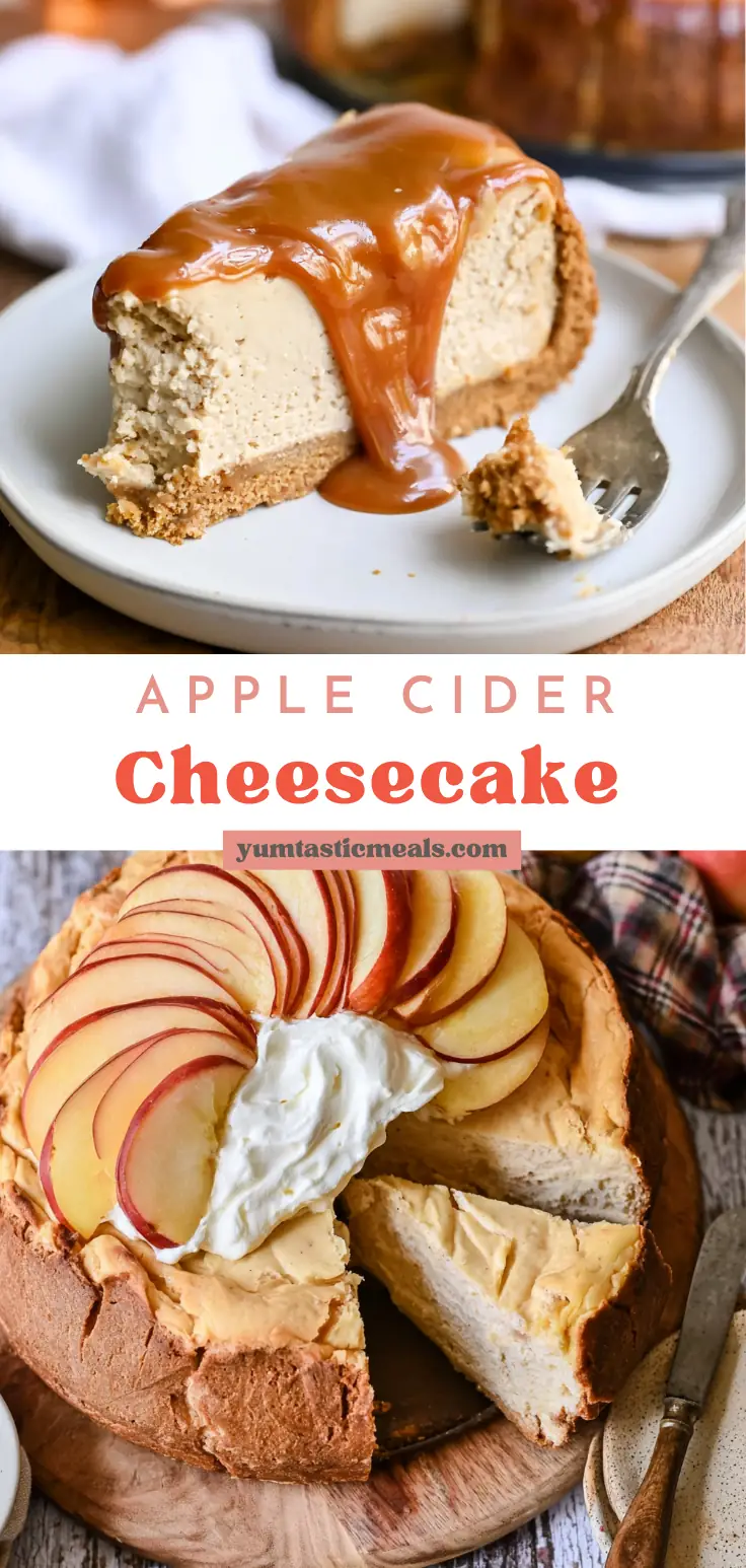 Apple Cider Cheesecake