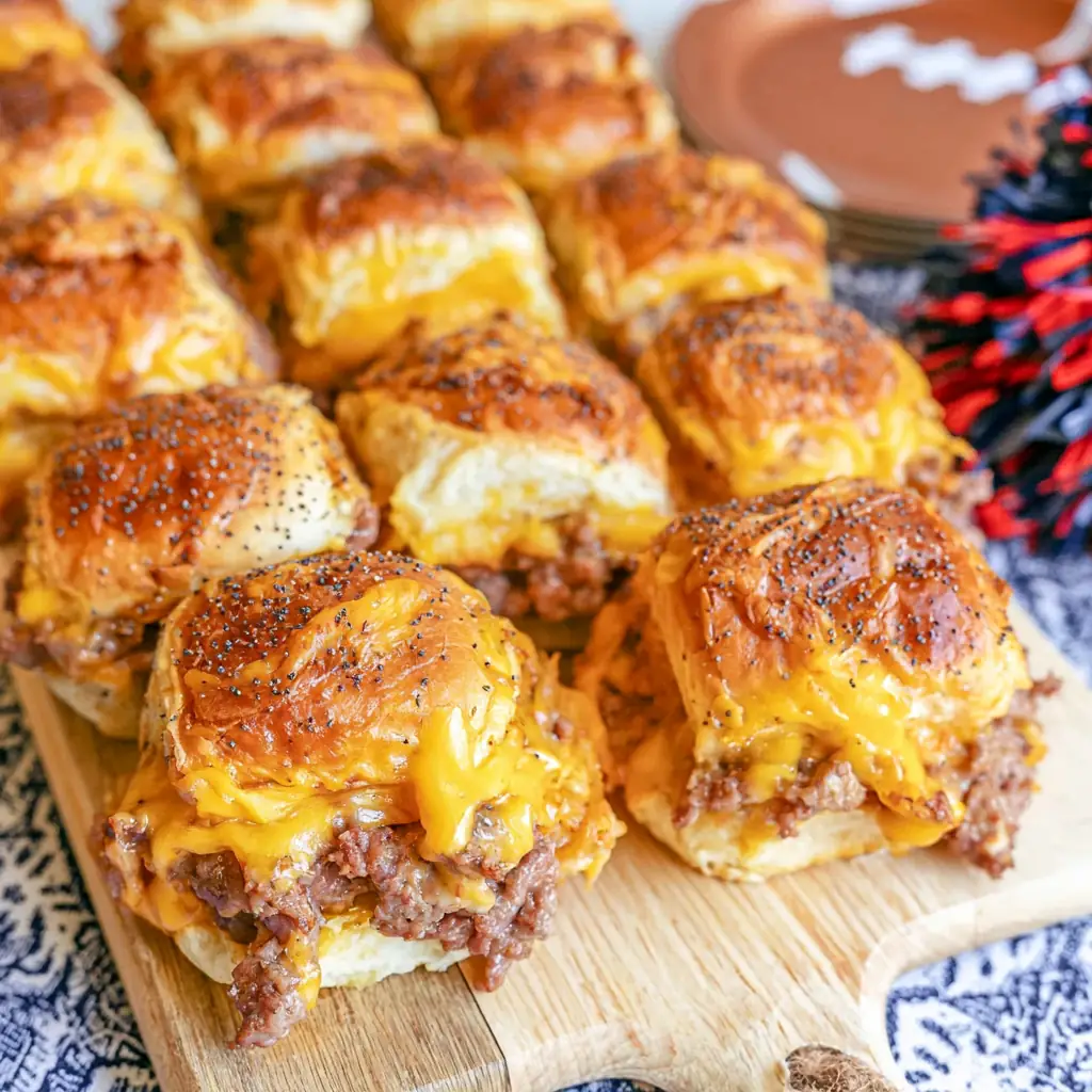 Beef and Cheddar Sliders