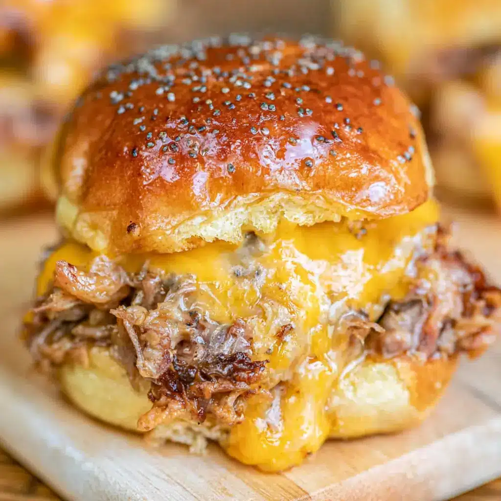 Beef and Cheddar Sliders for Easy Game Day Sharing 5 Beef and Cheddar Sliders