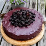 Blackberry Velvet Gothic Cake