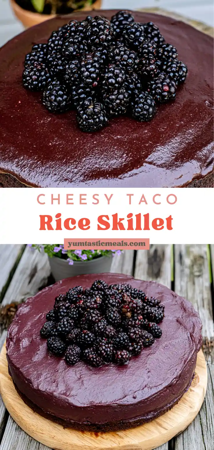 Blackberry Velvet Gothic Cake