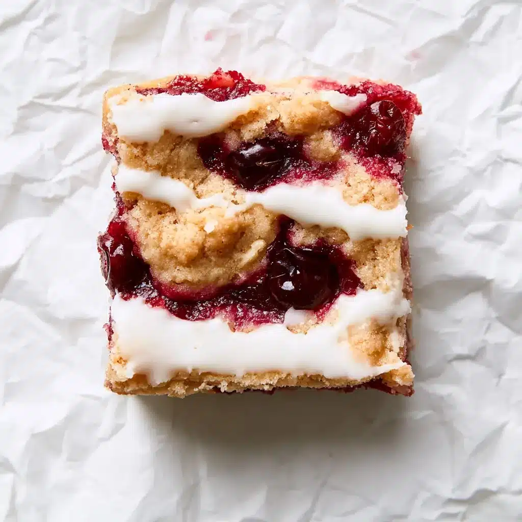 Cranberry Crumble Bars