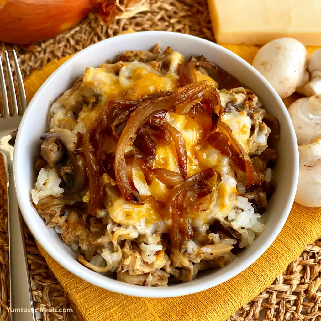 French Onion Chicken and Rice: Rich, Cheesy Comfort Food 5 French Onion Chicken and Rice