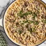 Ground Beef Stroganoff
