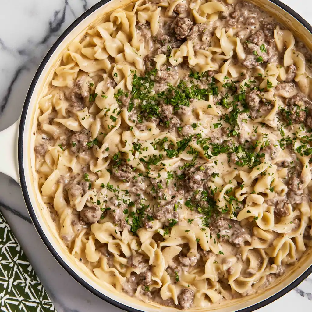 Ground Beef Stroganoff