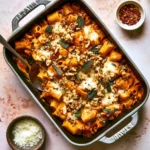 Pumpkin Pasta Bake
