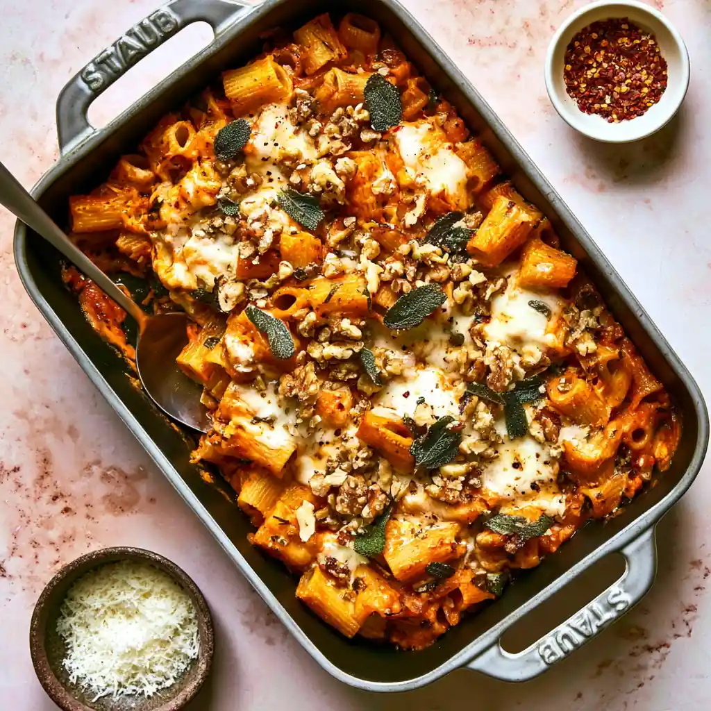 Pumpkin Pasta Bake