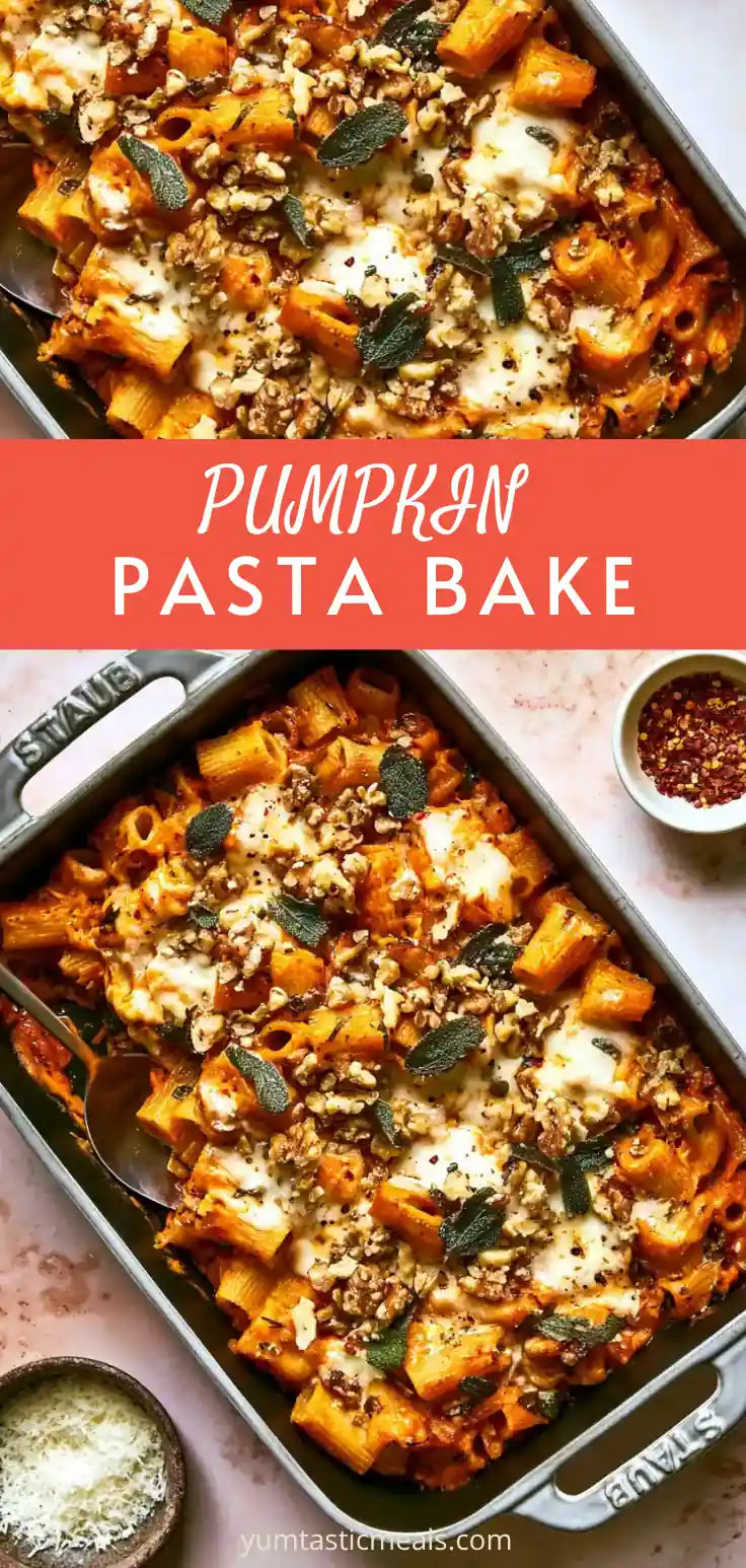 Pumpkin Pasta Bake