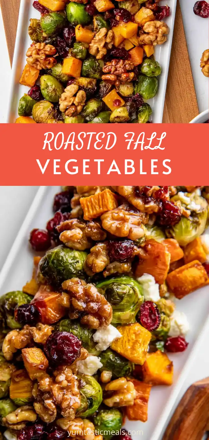 Roasted Butternut Squash and Brussels Sprouts