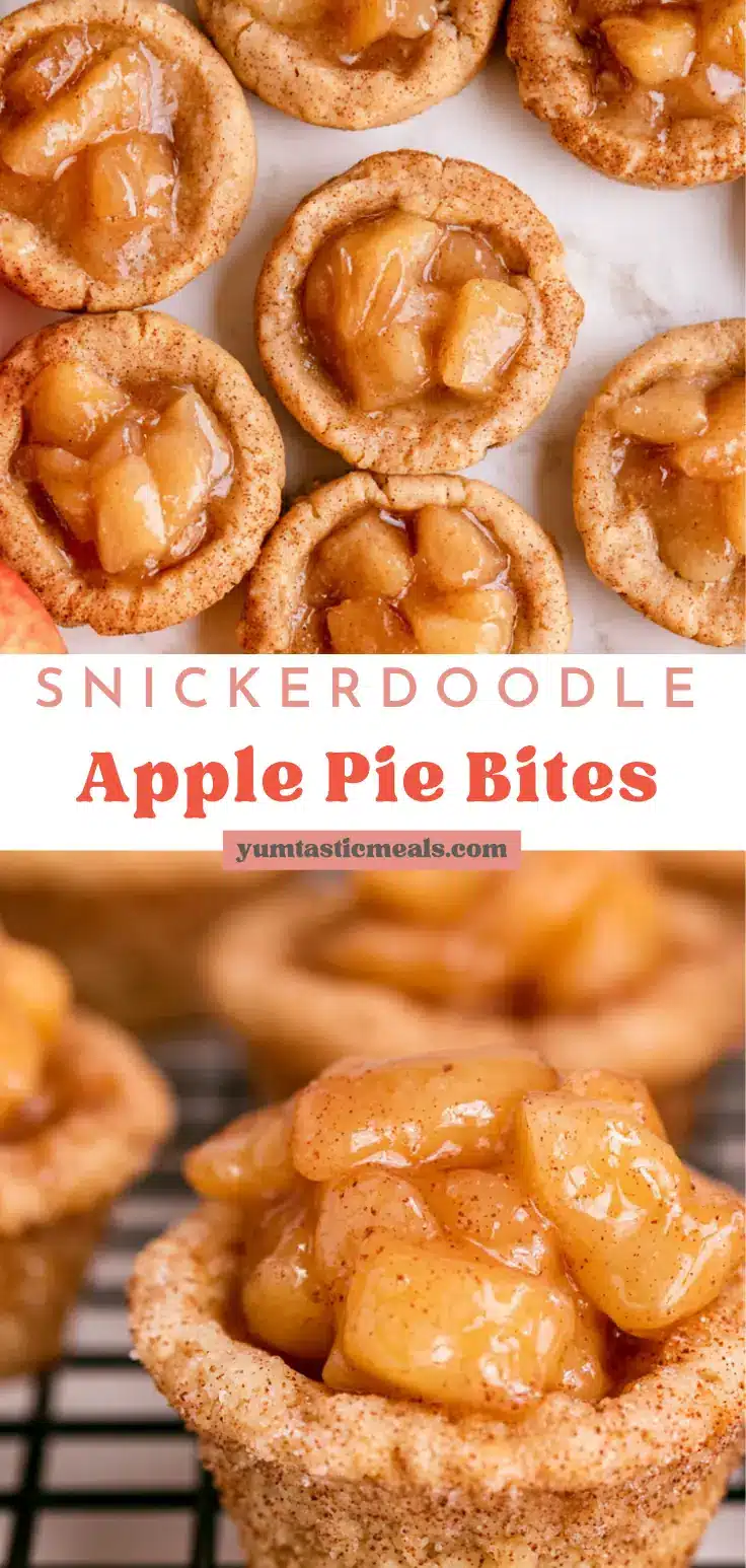 Snickerdoodle Apple Pie Bites – Easy Fall Dessert Everyone Loves 6 Snickerdoodle Apple Pie Bites