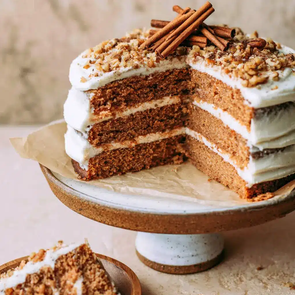 Spiced Cake with Brown Butter Cream Cheese Frosting 5 Spiced Cake